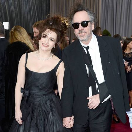 Helena and Tim in black dress
